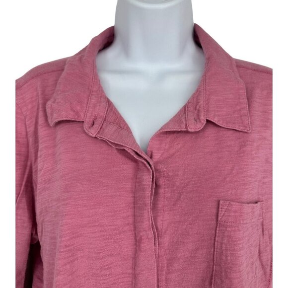 J. Jill Long Sleeve Button Front Casual Blouse Size Petite L - Picture 5 of 8